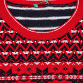 Пуловер с раирани цветни акценти, многоцветен Benetton 229186 2