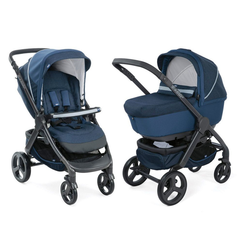 Комбинирана детска количка StyleGo Up 2 в 1, синя  22994