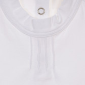 Памучна Armani блуза с дълъг ръкав за момиче с тик так копче Armani 230267 2