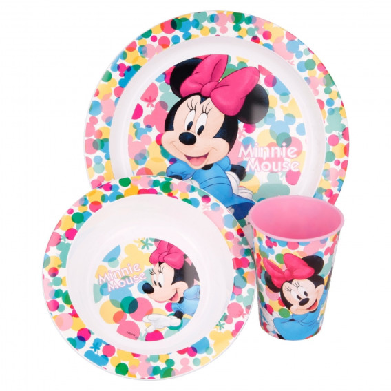 Полипропиленов комплект за хранене от 3 бр., с картинка, Мини Маус Minnie Mouse 230426 