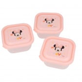Комплект 3 бр. кутии за храна за момиче, Мини Маус Minnie Mouse 230466 