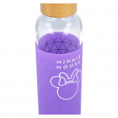 Стъклена бутилка със силиконов калъф Minnie Mouse, 585 мл Minnie Mouse 230527 3