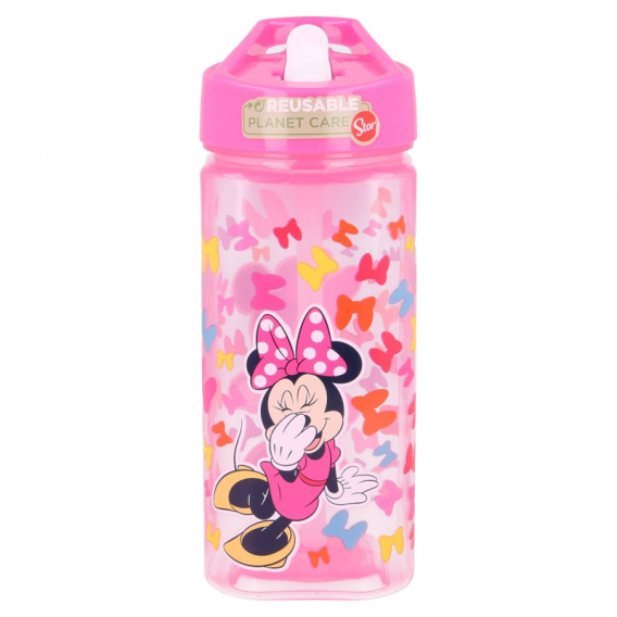 Квадратна детска бутилка Minnie Mouse, 530 мл Minnie Mouse 230547 2