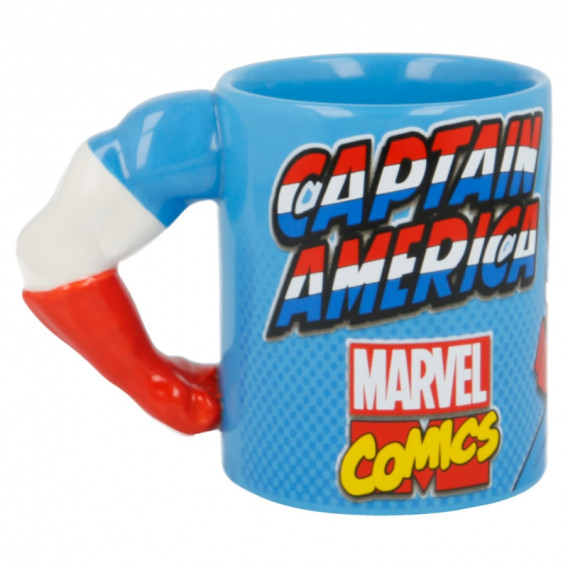 3D керамична чаша Captain America arm, 330 мл Marvel 230635 