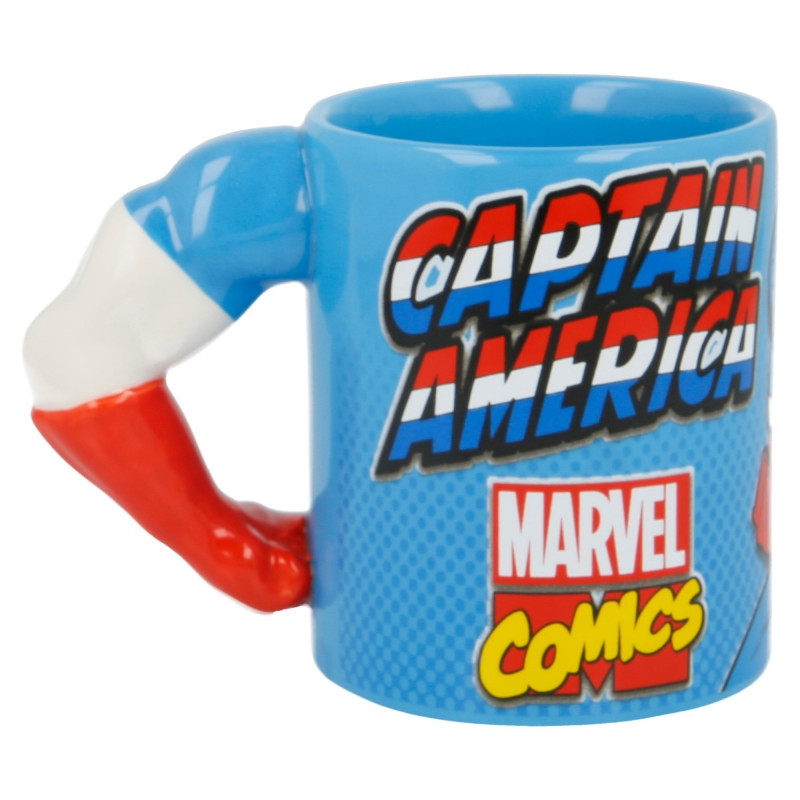 3D керамична чаша Captain America arm, 330 мл  230635