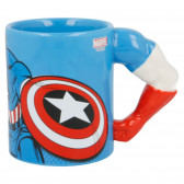 3D керамична чаша Captain America arm, 330 мл Marvel 230636 2