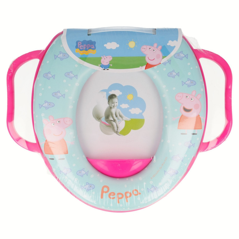 Мини WC седалка за деца, с картинка Пепа пиг, цвят: Розов  230666