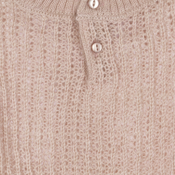 Плетен пуловер с дълъг ръкав за момиче Chicco 230820 2