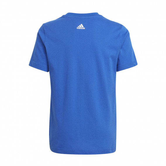Памучна тениска Graphic Tee, синя Adidas 230876 2