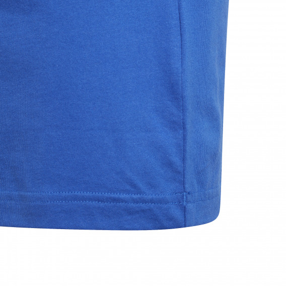 Памучна тениска Graphic Tee, синя Adidas 230878 4