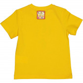 Памучна тениска с щампа на кактус за бебе, жълта Rifle 230941 2