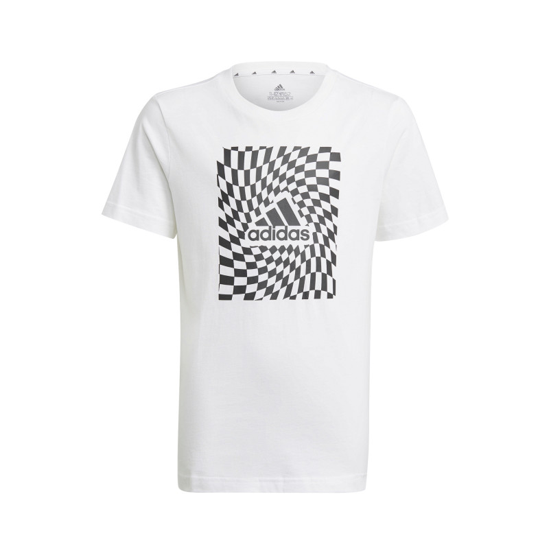 Памучна тениска Graphic Tee, бяла  231010