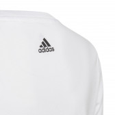 Памучна тениска Graphic Tee, бяла Adidas 231013 4