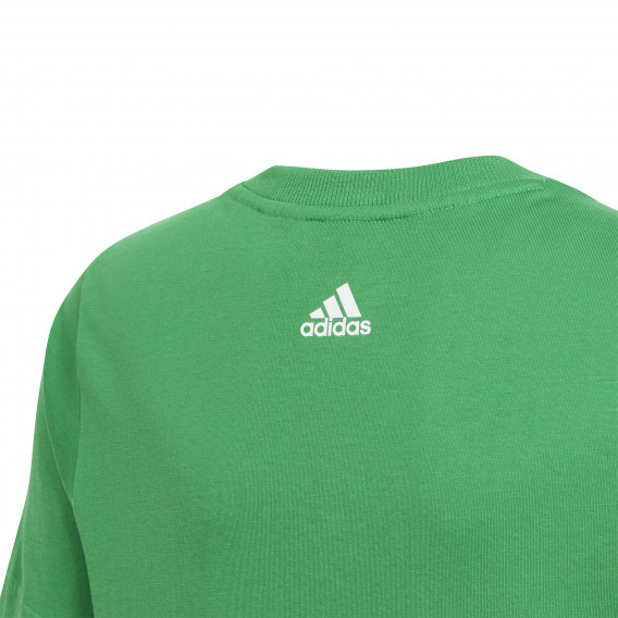 Памучна тениска Graphic Tee, зелена Adidas 231016 3