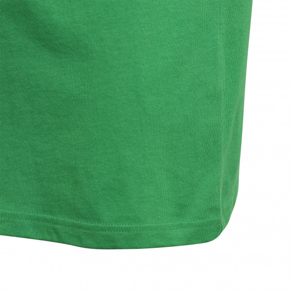Памучна тениска Essentials Lоgo, зелена Adidas 231037 4