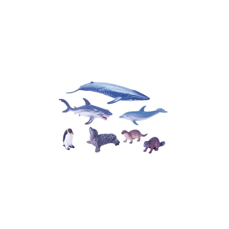 Комплект морски животни, 7 броя, set 9  231060