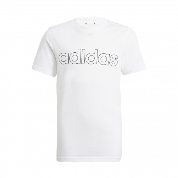 Памучна тениска Essentials Lоgo, бяла Adidas 231088 