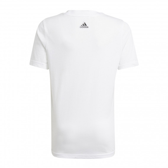 Памучна тениска Essentials Lоgo, бяла Adidas 231089 2