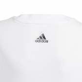 Памучна тениска Essentials Lоgo, бяла Adidas 231090 3