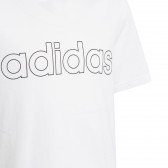 Памучна тениска Essentials Lоgo, бяла Adidas 231091 4