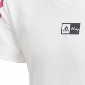 Памучна тениска с щампа на Мини Маус, бяла Adidas 231140 3