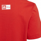 Памучна тениска с щампа на Мини Маус, червена Adidas 231166 5