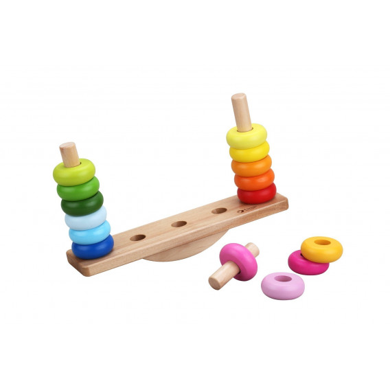 Дървена играчка за подреждане и баланс Classic World 231628 4