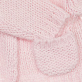 Плетена жилетка с два джоба за бебе момиче, розова Chicco 231786 3