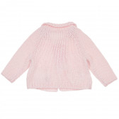 Плетена жилетка с два джоба за бебе момиче, розова Chicco 231787 4