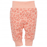 Памучен панталон с широк ластик за бебе момиче Pinokio 23181 
