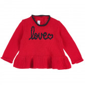 Пуловер за бебе с надпис Chicco 231820 