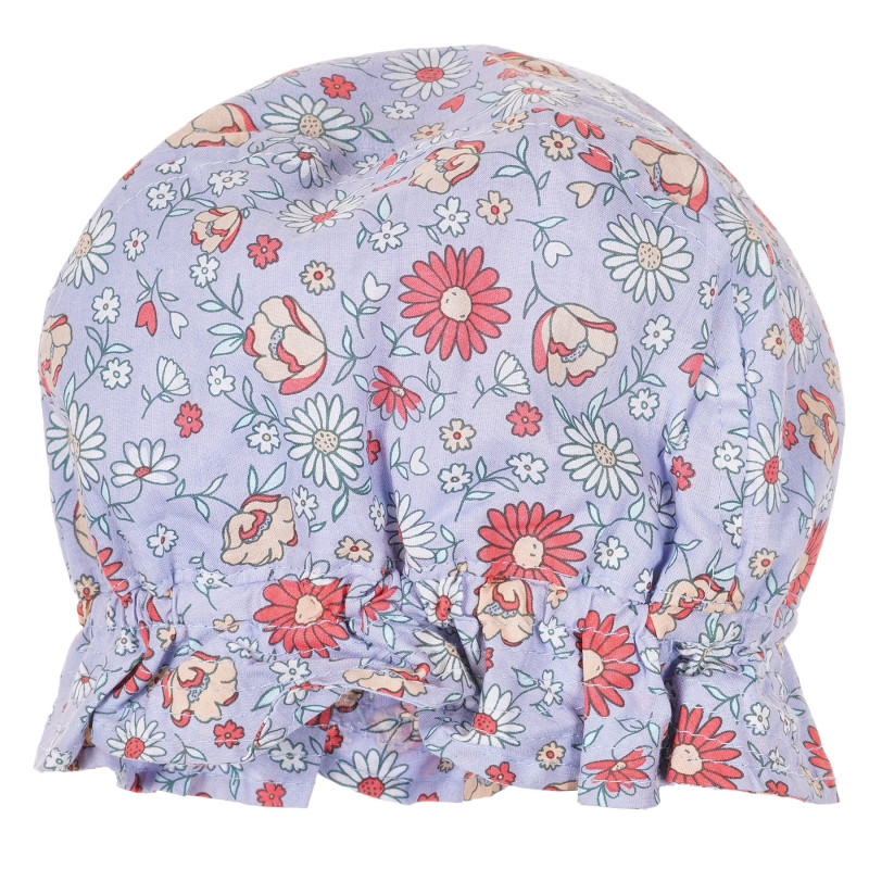 Памучна лятна шапка за момиче, лилава  231903