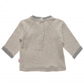 Памучна блуза с дълъг ръкав и надпис за бебе Chicco 232016 4