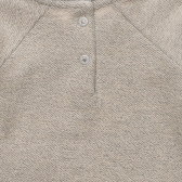 Памучна блуза с дълъг ръкав и надпис за бебе Chicco 232017 3