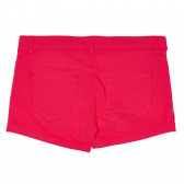 Къси панталони с подгънати крачоли, червени Benetton 232057 4
