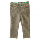 Джинсов панталон за бебе, сив Benetton 232268 