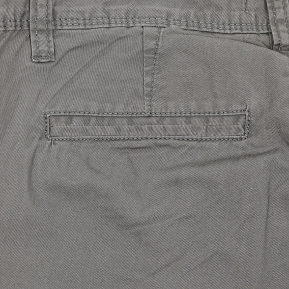 Памучен елегантен панталон, сив Benetton 232352 3