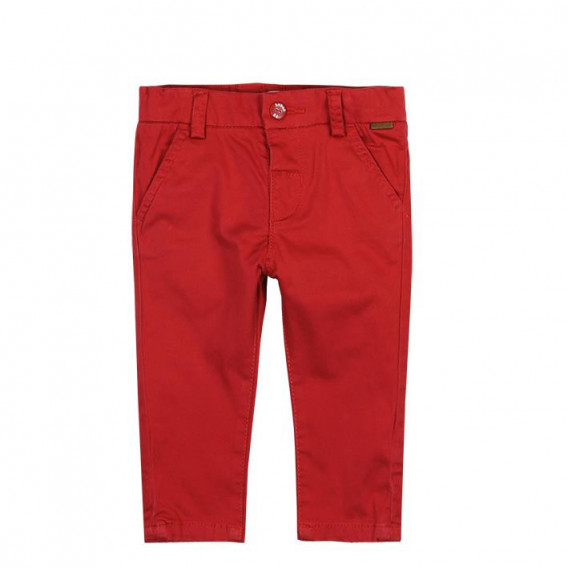 Памучен панталон с права кройка за бебе момче Boboli 23252 