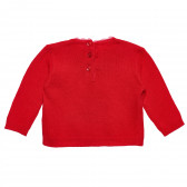 Пуловер за бебе с бродерия на мече Chicco 232963 4