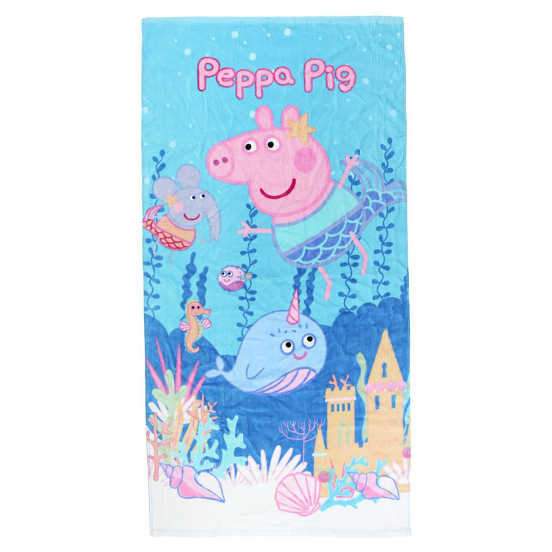 Плажна кърпа Peppa Pig, синя  233016