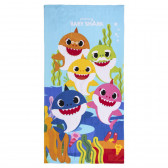 Микрофибърна плажна кърпа Baby shark, синя BABY SHARK 233024 