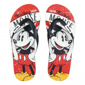 Джапанки Мики Маус, червено-черни Mickey Mouse 233038 