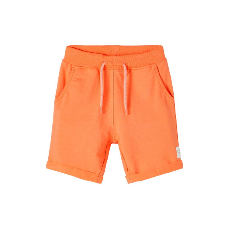 Къси панталони от органичен памук, оранжеви  233393