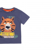 Комплект тениска с къс ръкав и спортни панталони, оранжев Boboli 233476 3