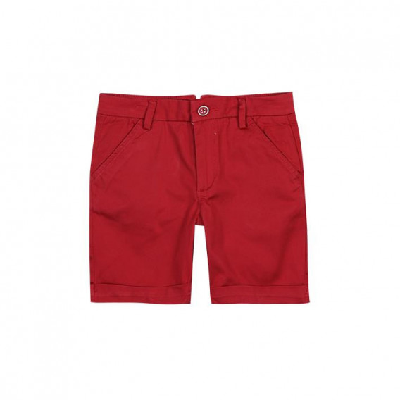Къси панталони за момче в червен цвят Boboli 23390 
