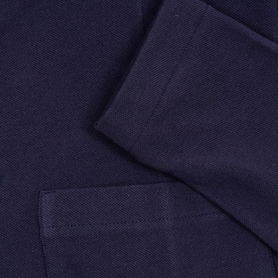 Памучно сако с джобчета, тъмно синьо Benetton 233918 3