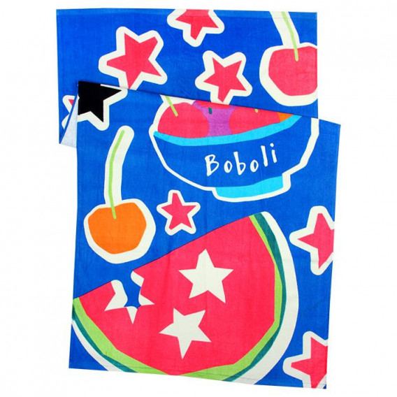 Кърпа за плаж за момиче с цветен принт със звездички Boboli 23401 