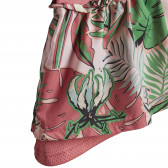 Памучна рокля Flower Printed Summer Set, розова Adidas 234490 5