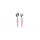 Комплект прибори Cutlery, 2 бр, розови Everyday baby 234731 