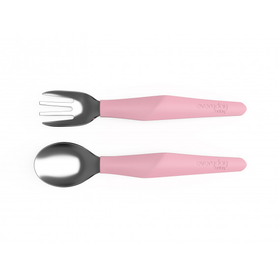 Комплект прибори Cutlery, 2 бр, розови Everyday baby 234732 3